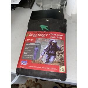 FROGG TOGGS Ultra-Lite2 Waterproof Breathable Rain Suit Men’s XL/XXL Khaki